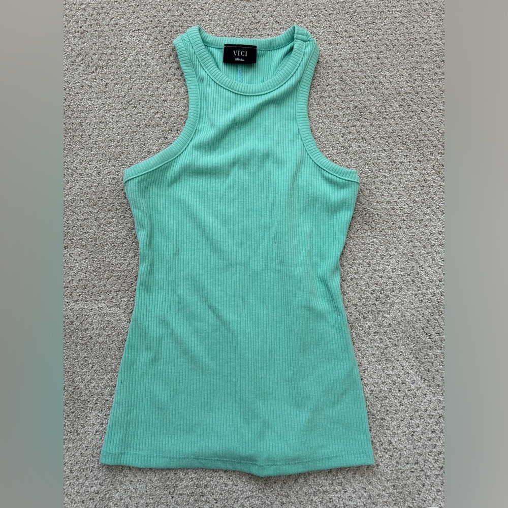 Vici Blue Tank Top
